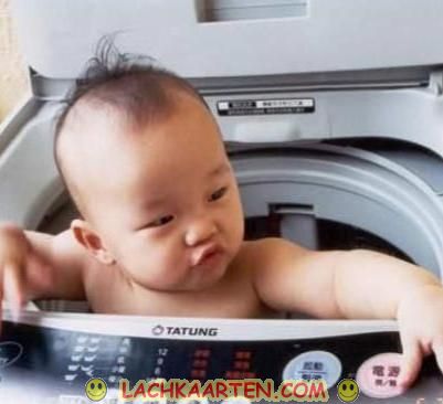 Babywasher om het snel schoon te krijgen