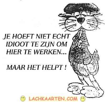 Idioten werken