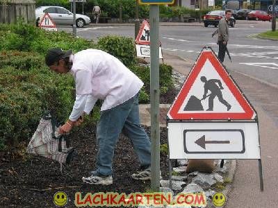 Opgepast, echte werken!